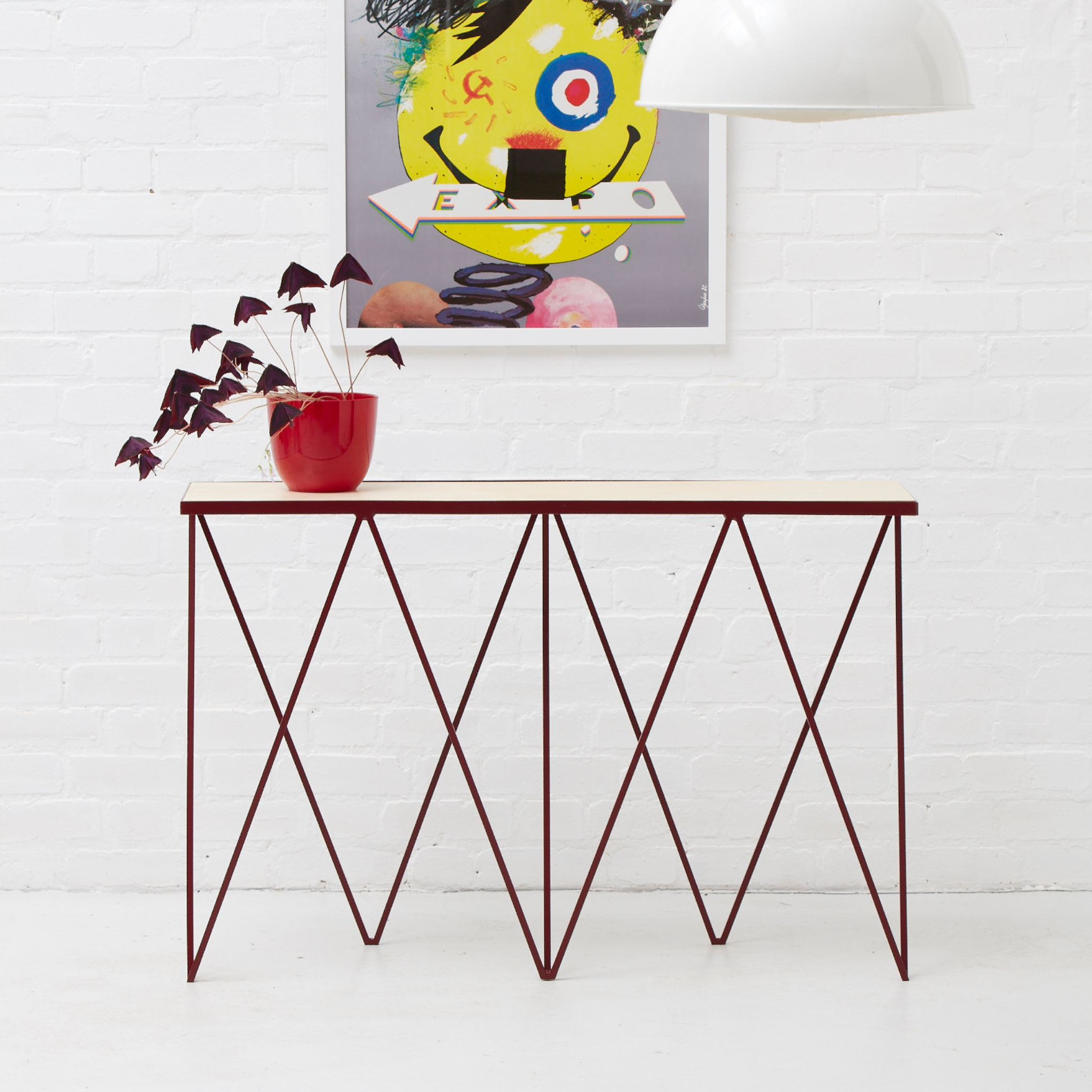 Giraffe Console Table - Birch plywood top